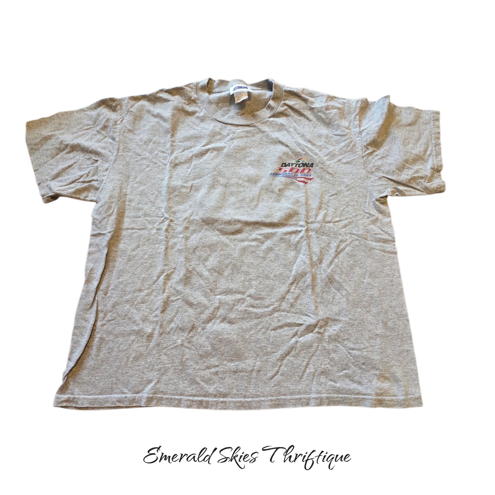 Vintage Csa 2003 Daytona 500 Mens Xl Tshirt Nascar Racing Free Shipping